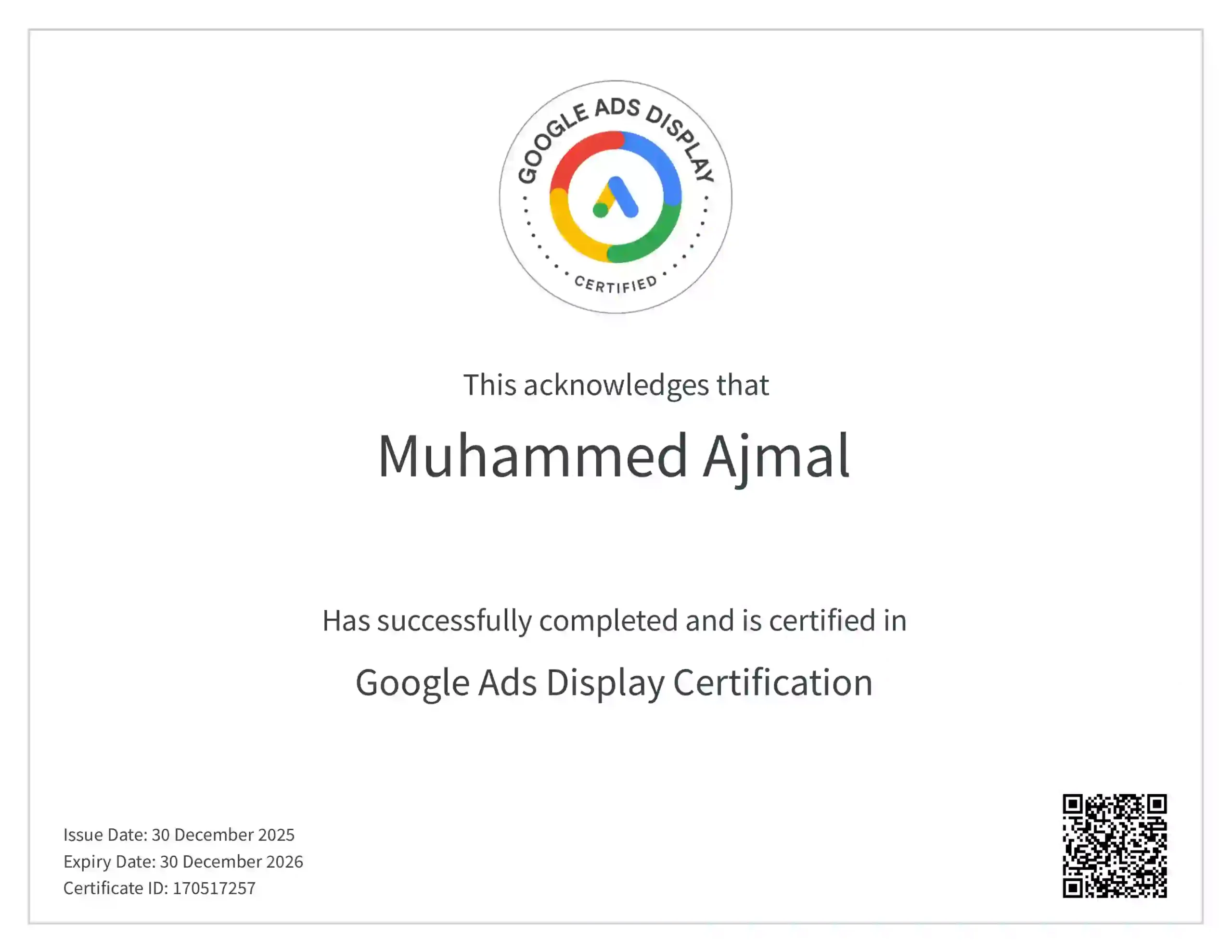 google Ads display certification (1)